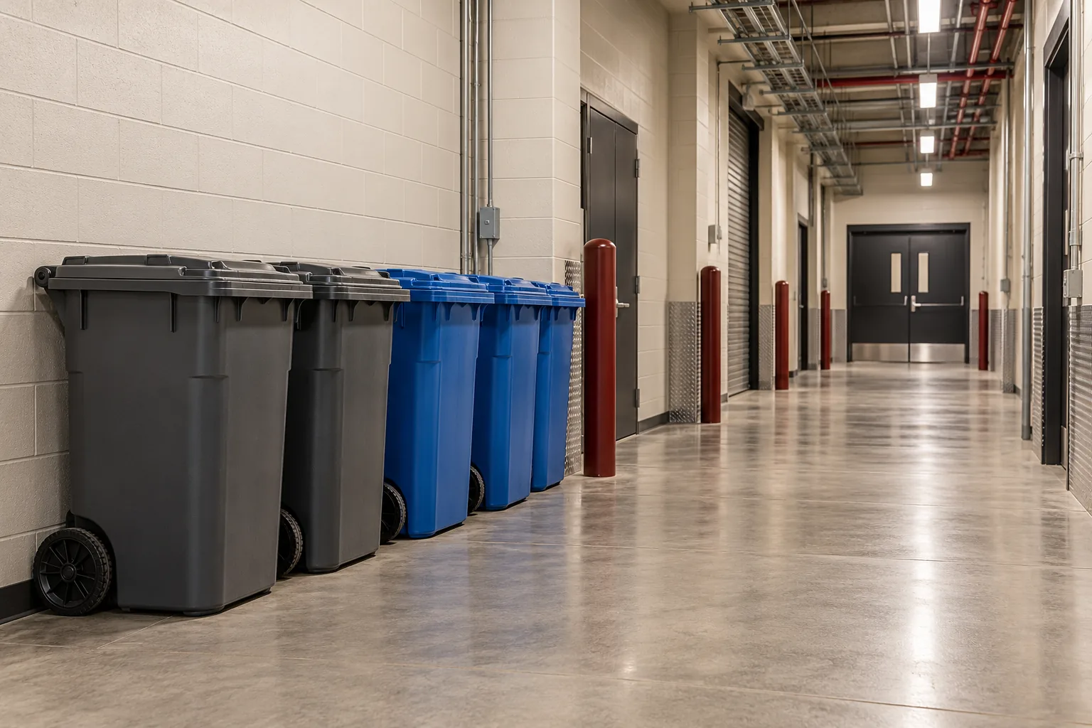 Trash and recycling runs